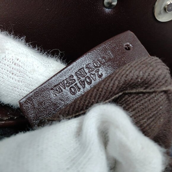 (L3) Authentic Loewe Crossbody Bag Brown PVC Luxury Vintage Designer Handbag - Picture 8 of 9